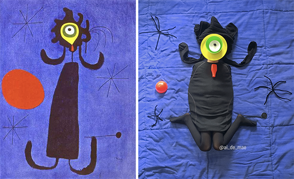 Miró a casa - recriação 3D de obra de Joan Miró